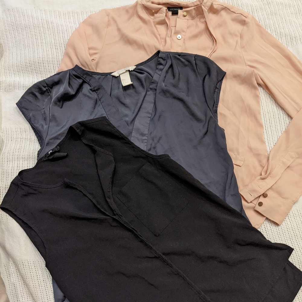 Soft Office Blouse Bundle (3 for $30) size Small